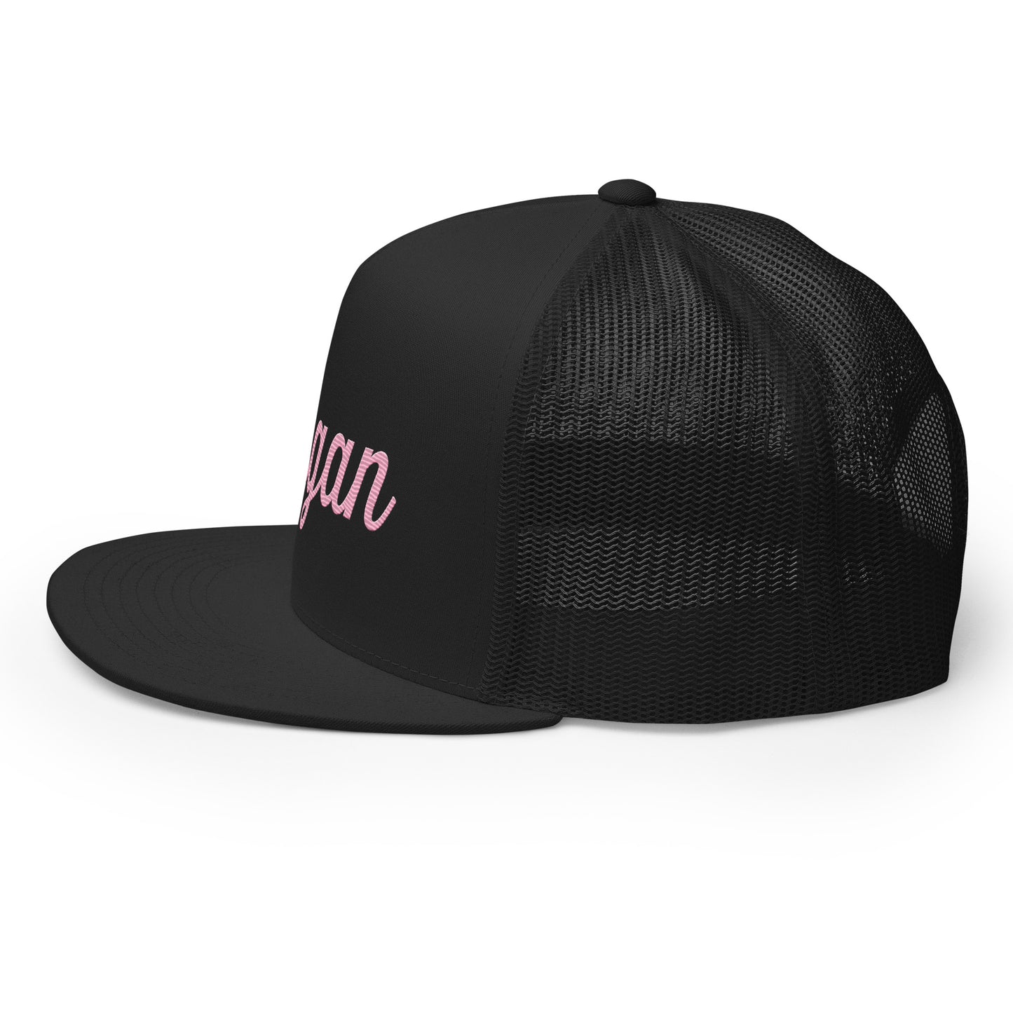 The deluxe pink Vegan hat