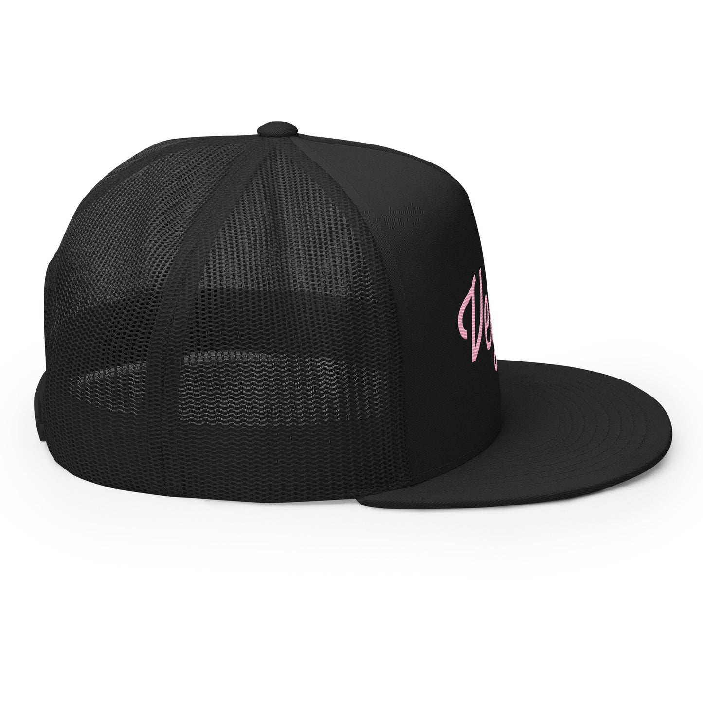 The deluxe pink Vegan hat