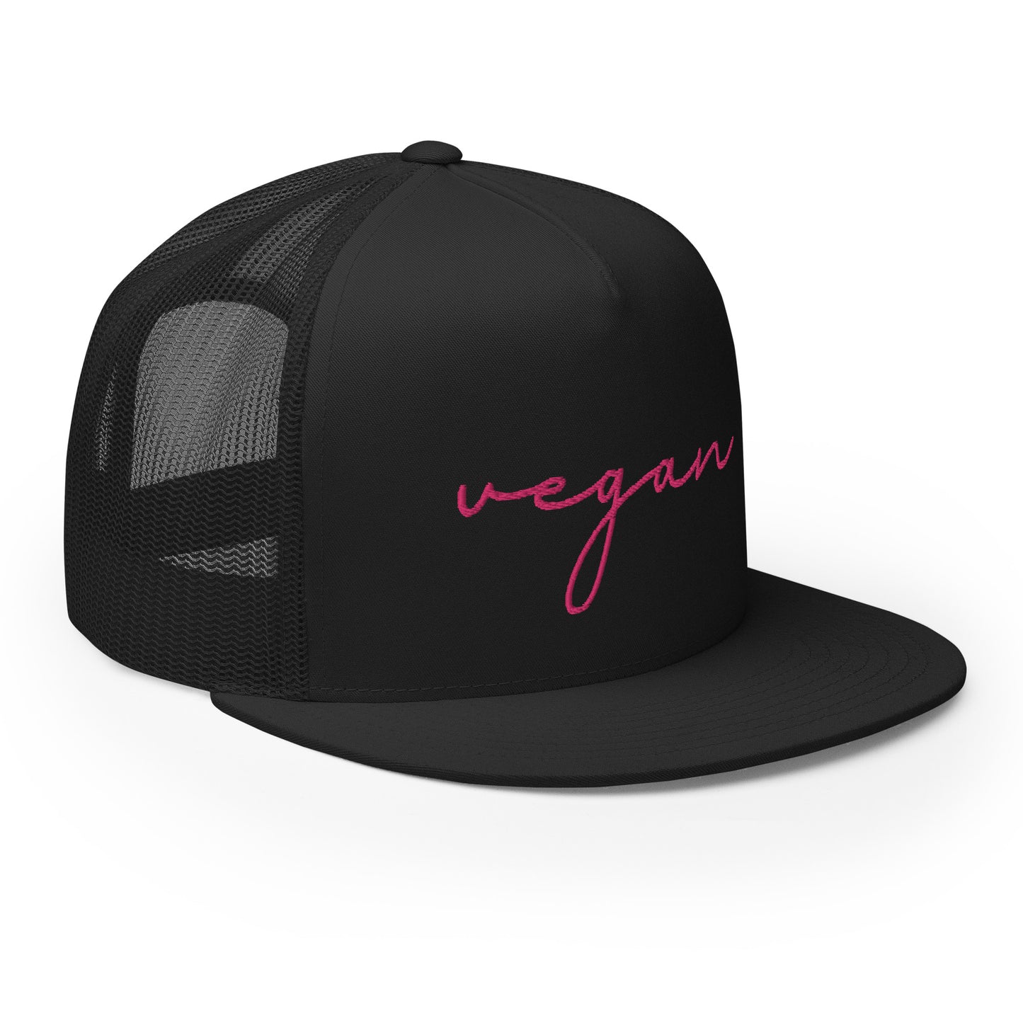 The pink Vegan hat